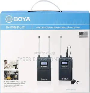 Boya by-Wm8 Pro- Uhf Wireless Microphone System