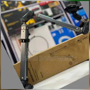 Microphone Holder With Desk Top Clamp . Microphone Holder