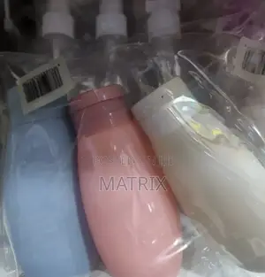 Silicone Travel Bottles for Toiletries and Cosmetics.