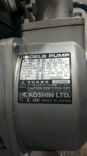 2" 2 Inches Petro Engine Pump Koshin Japan