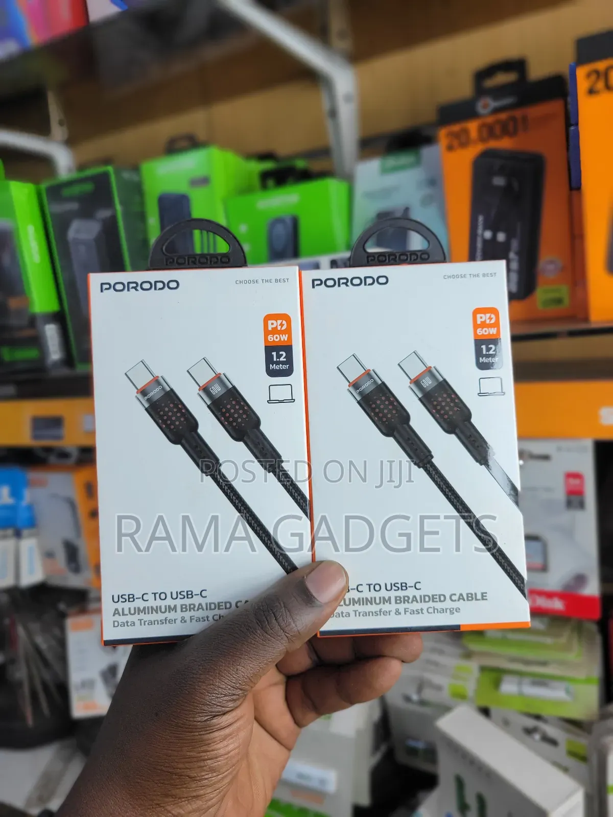Porodo Usb-C to Usb-C Aluminum