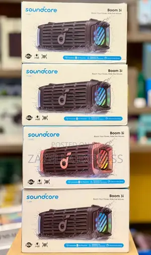 Anker Soundcore Boom 3i, Rugged Outdoor Speakers, Ip68 Waterproof