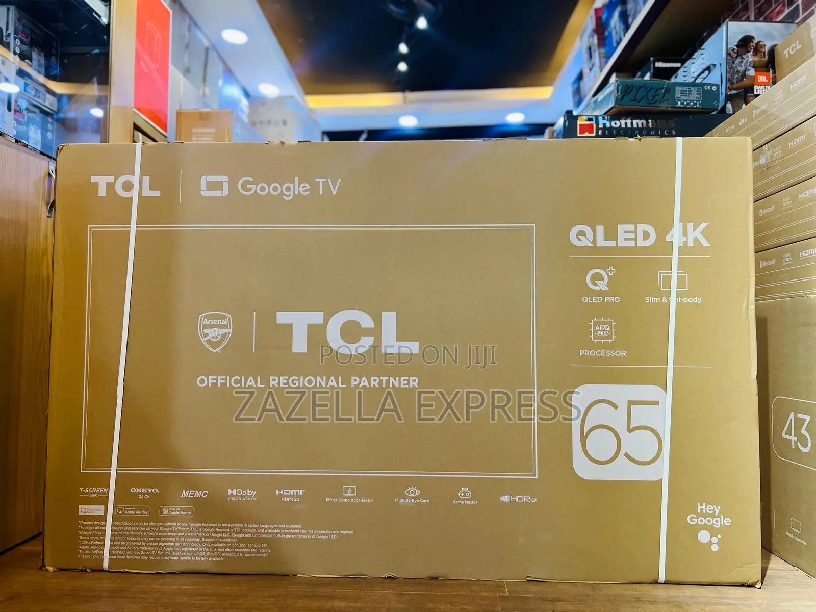 TCL 65” Smart Android UHD HDR Google Television