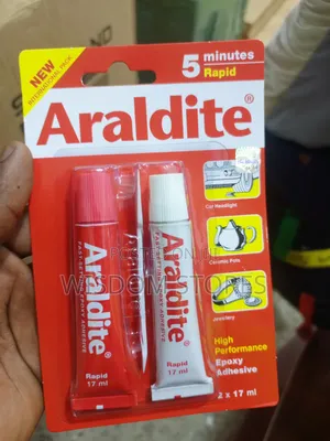 Araldite Rapid Fast-Setting Epoxy Adhesive.