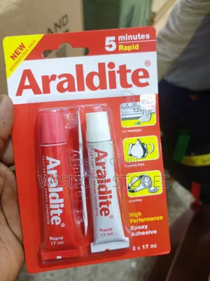 Araldite Rapid Fast-Setting Epoxy Adhesive.