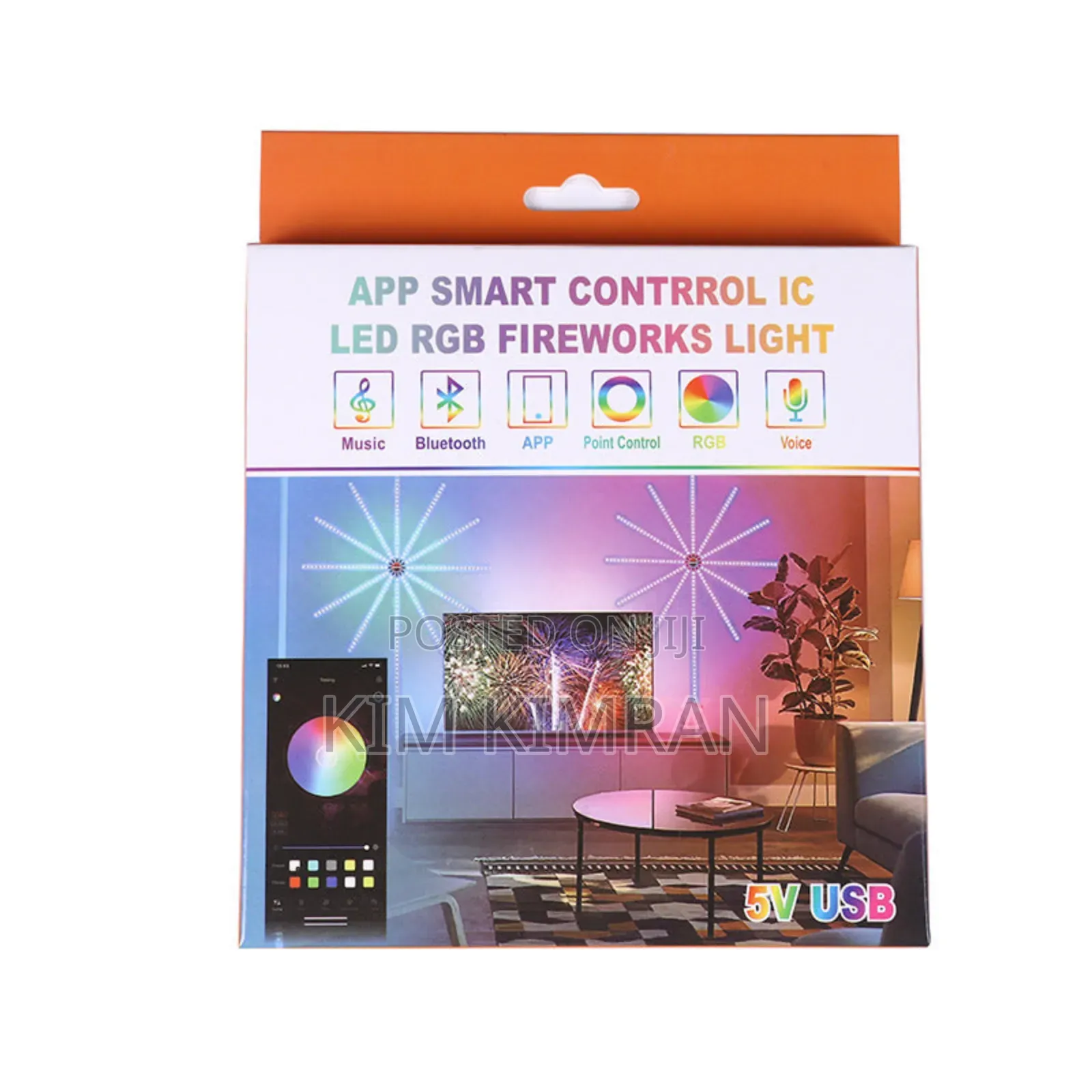 App-controlled Led Rgb Firework Lights.