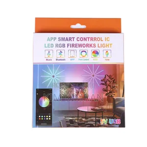 App-controlled Led Rgb Firework Lights.