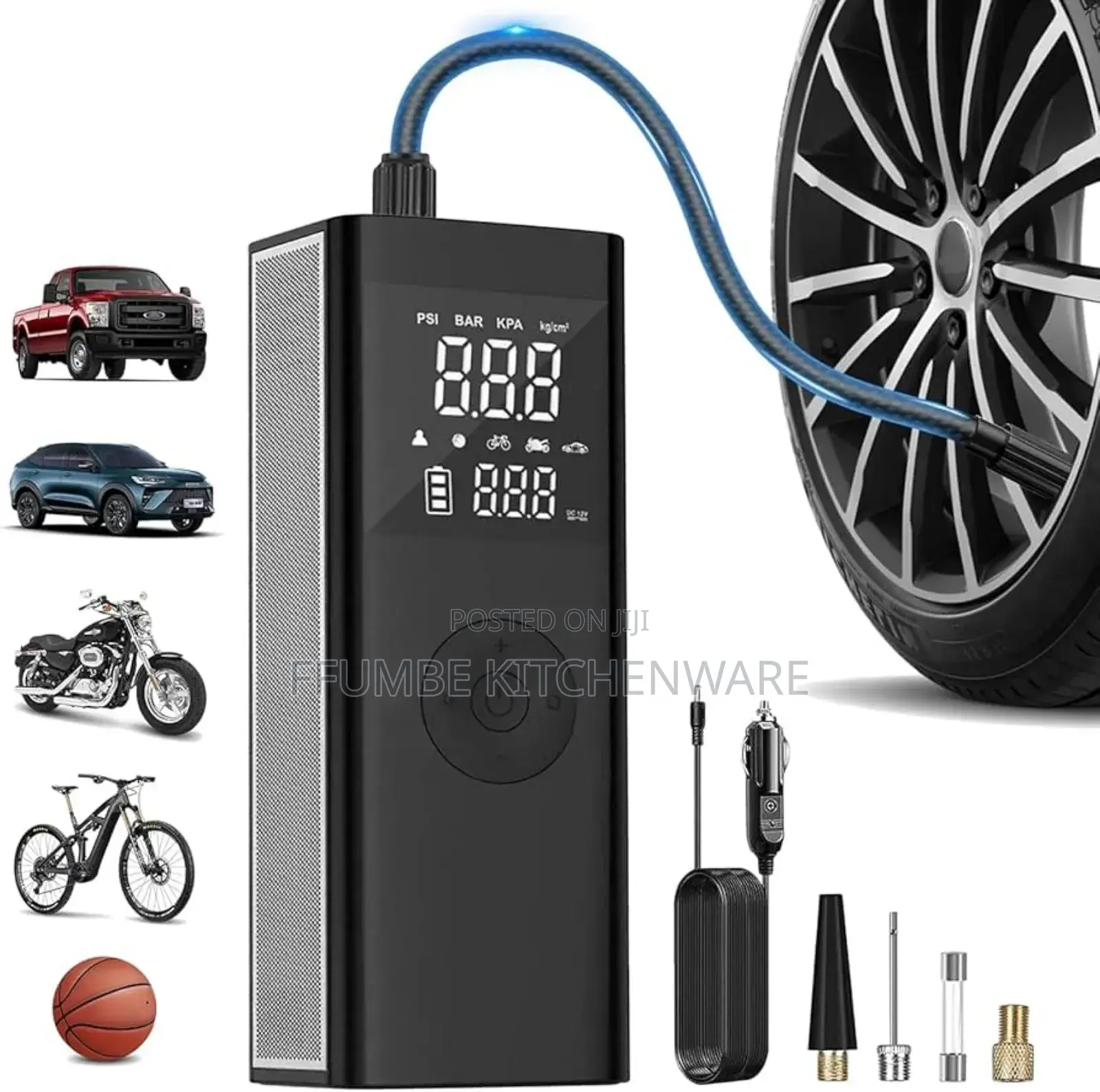 Cordless Tire Inflator and Compressor