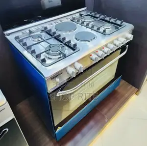 Hisense 90/60 Cooker 4 Gas 2 Electric Stainless Steel