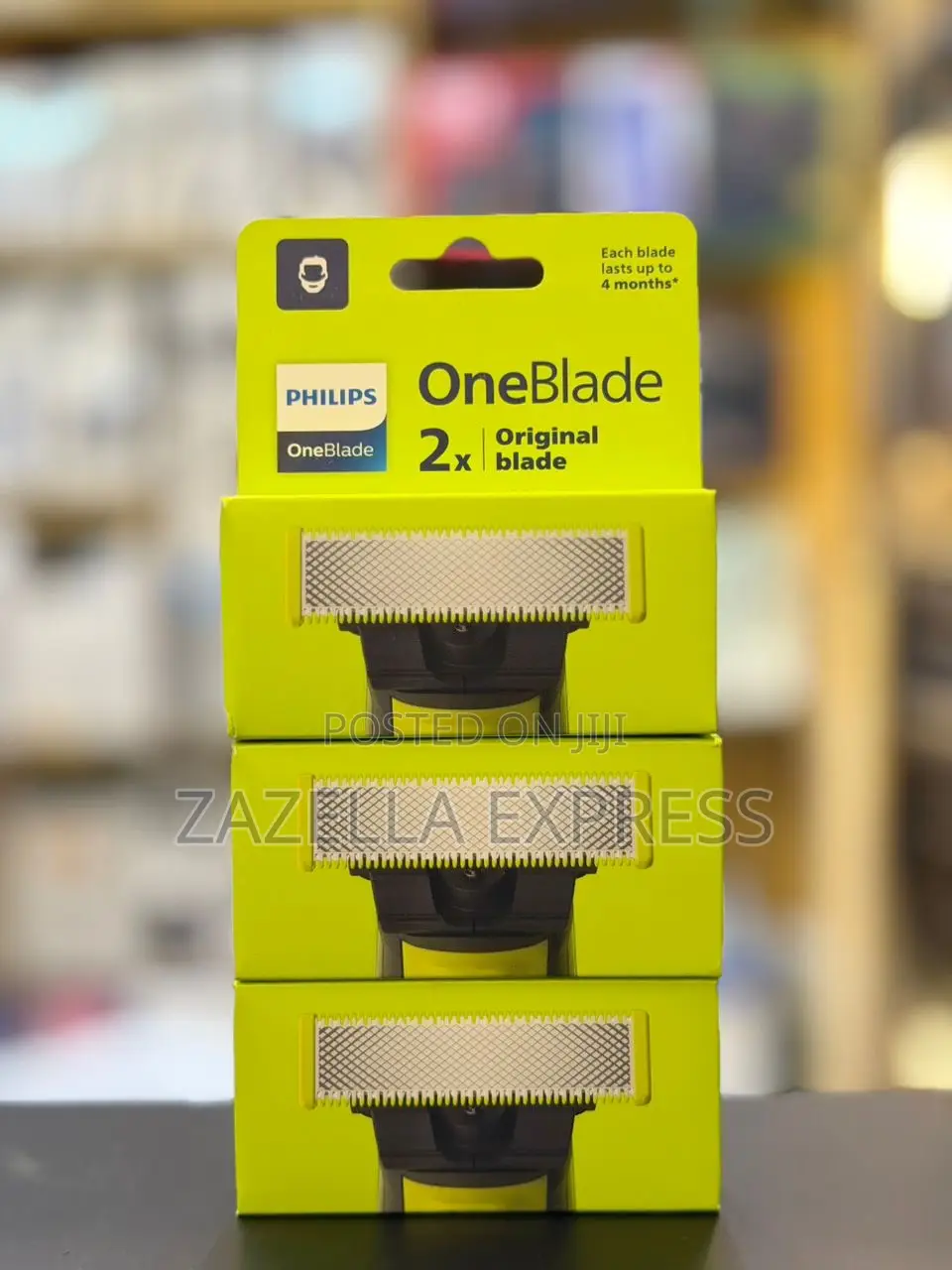 Philips Oneblade Stainless Steel Original Replacement Blades 2x Pieces
