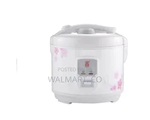 4l Decorative Electric Rice Cooker With Floral Design