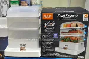 Raf 3 Layer Electric Food Steamer 1200w Multi-Function