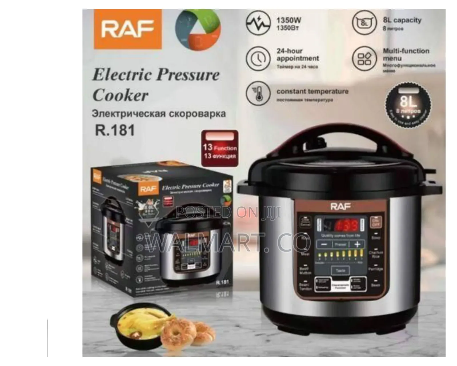 Raf Digital Rice Cooker 8litres Multicolor