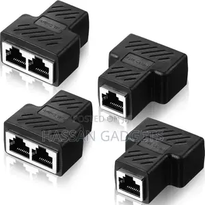 Rj45 Ethernet Splitter Connectors 1 to 2 Splitter Connectors