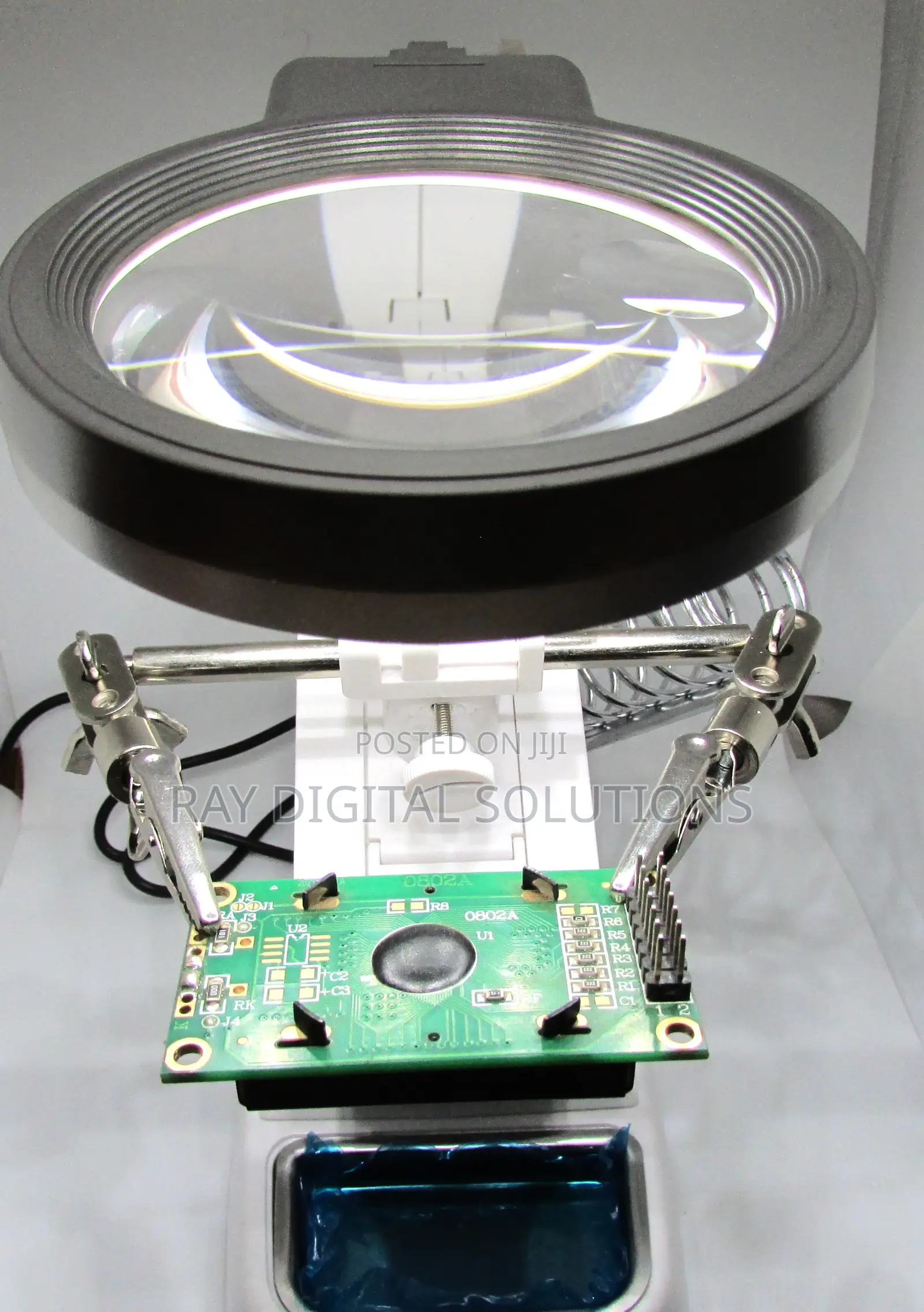 Multi-functional Welding Led Magnifier 3x/4.5x Glass Third Hand