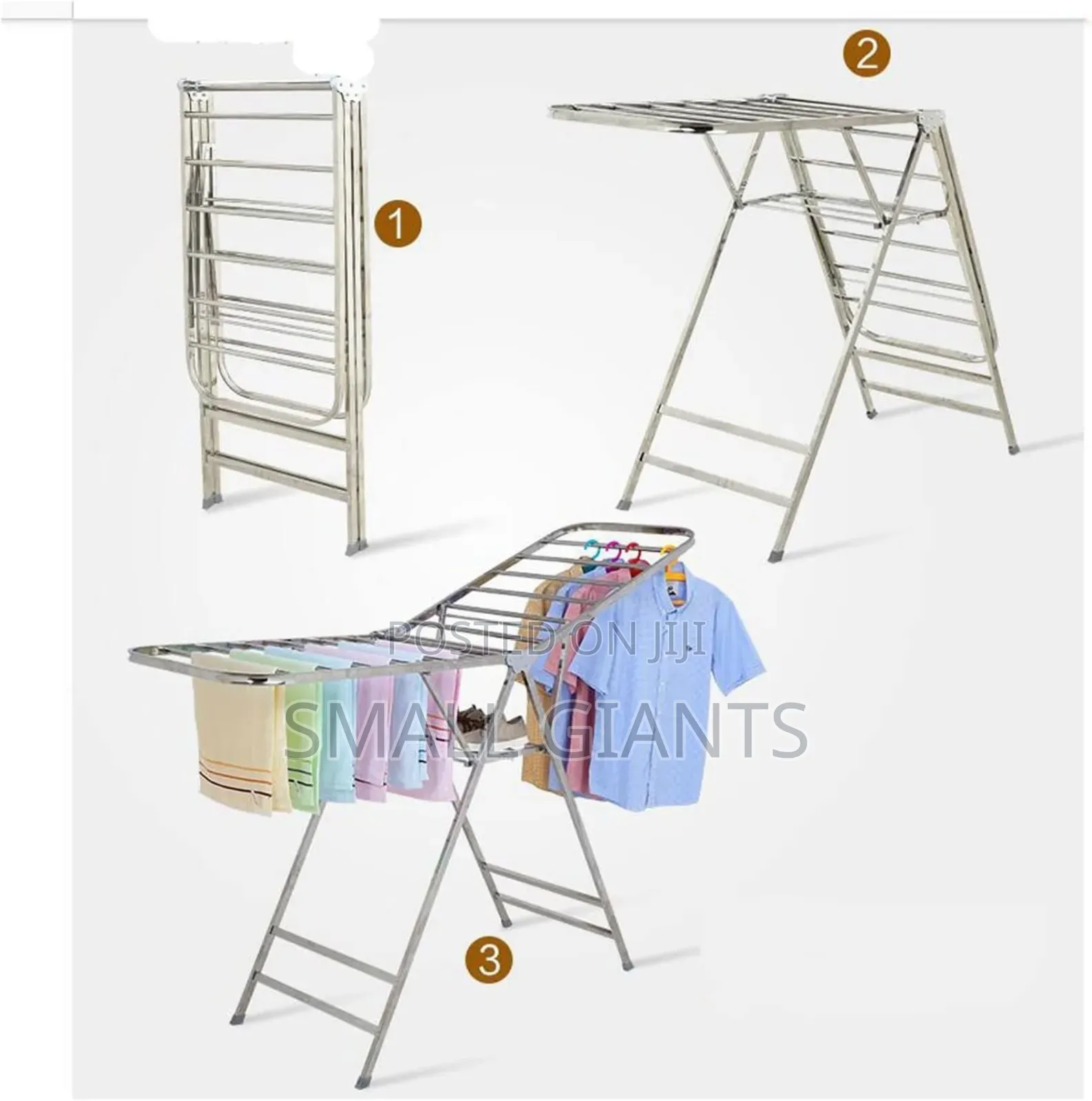 Foldable Stainless Steel Laundry Drying Rack