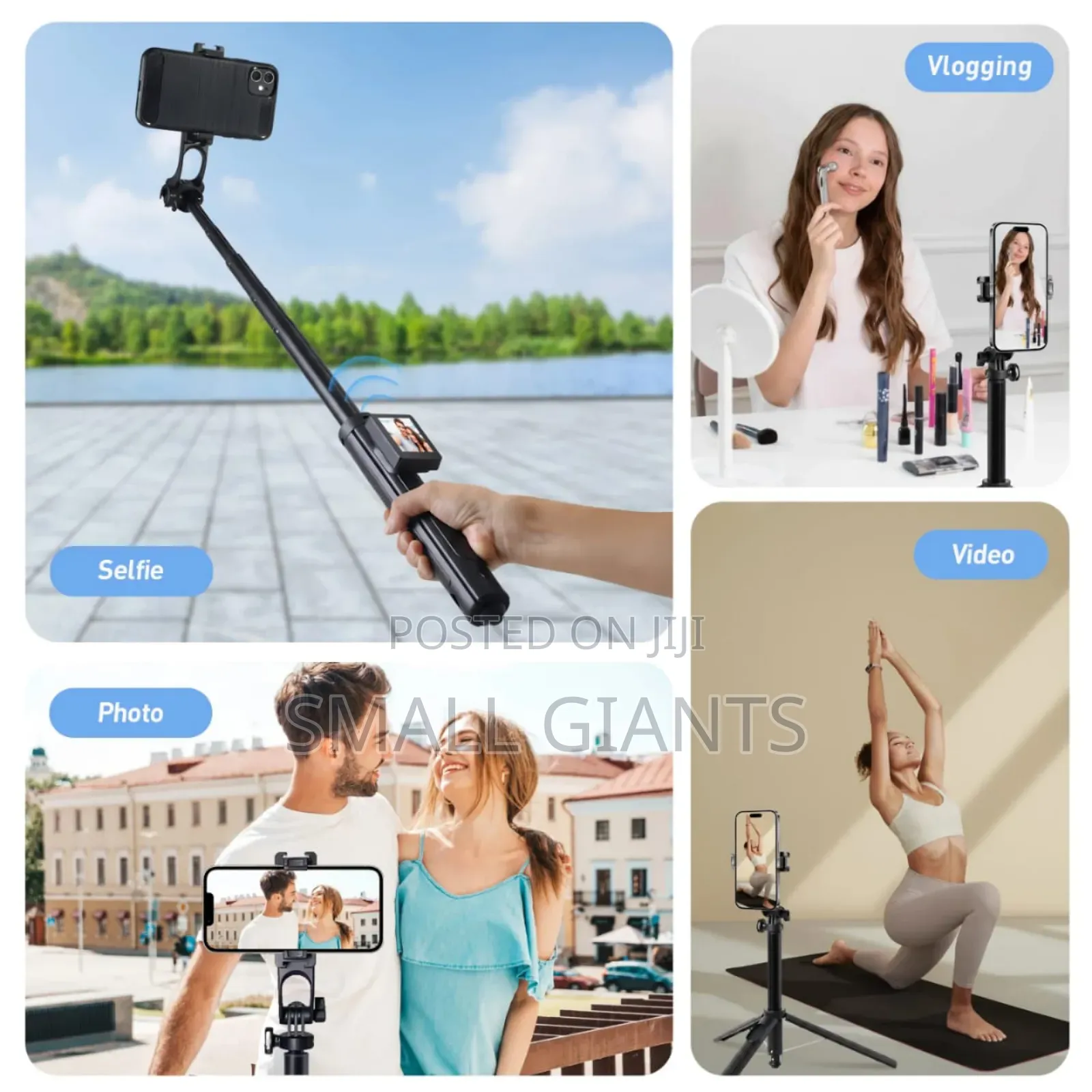 Wireless Screen Mirroring Selfie Stick Tripod