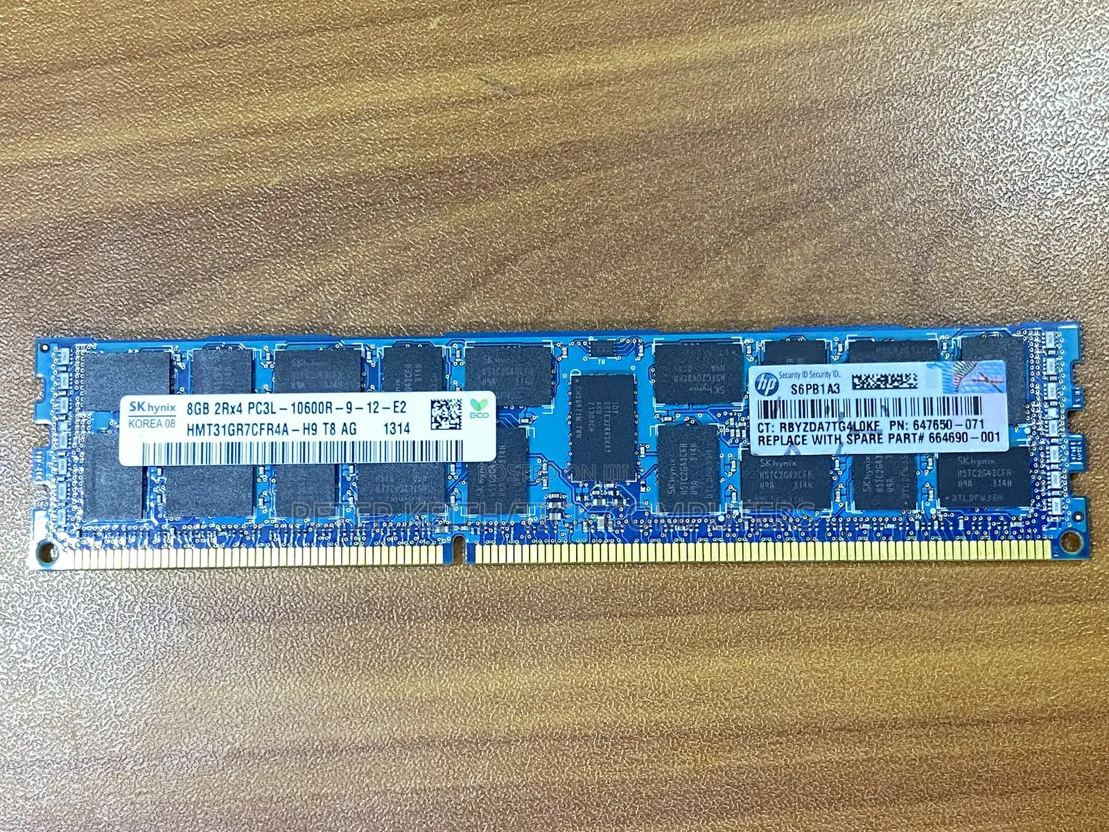 Sk Hynix 8gb 2rx4 Pc3l-10600r Server Memory Module (Ram).