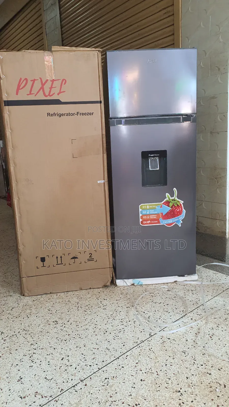 270litrs Pixel Double Door With Dispenser Fridge