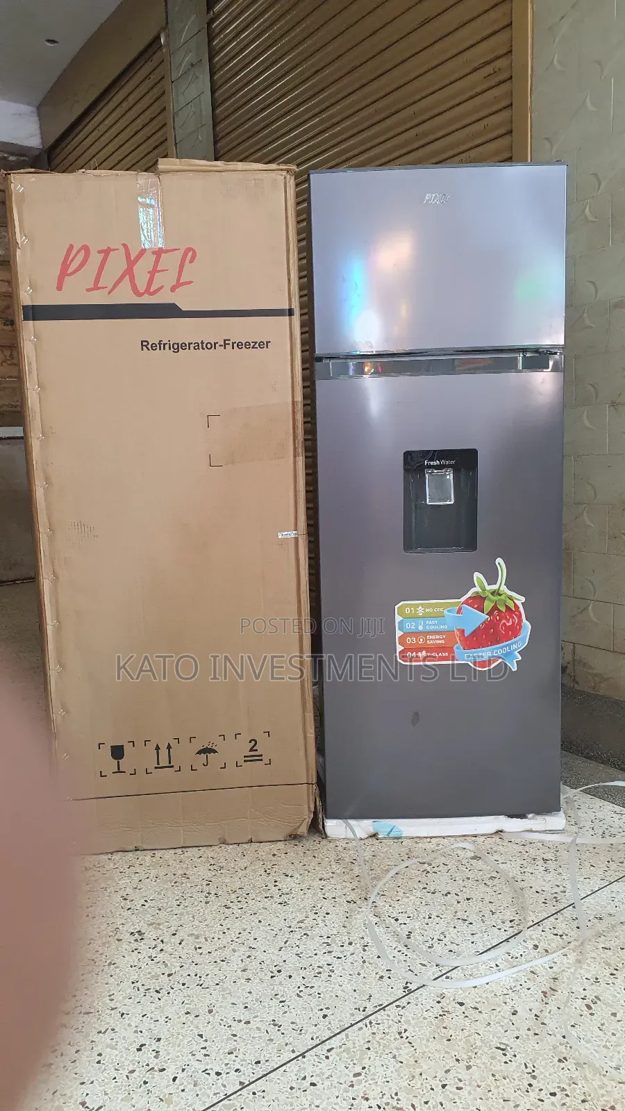 270litrs Pixel Double Door With Dispenser Fridge