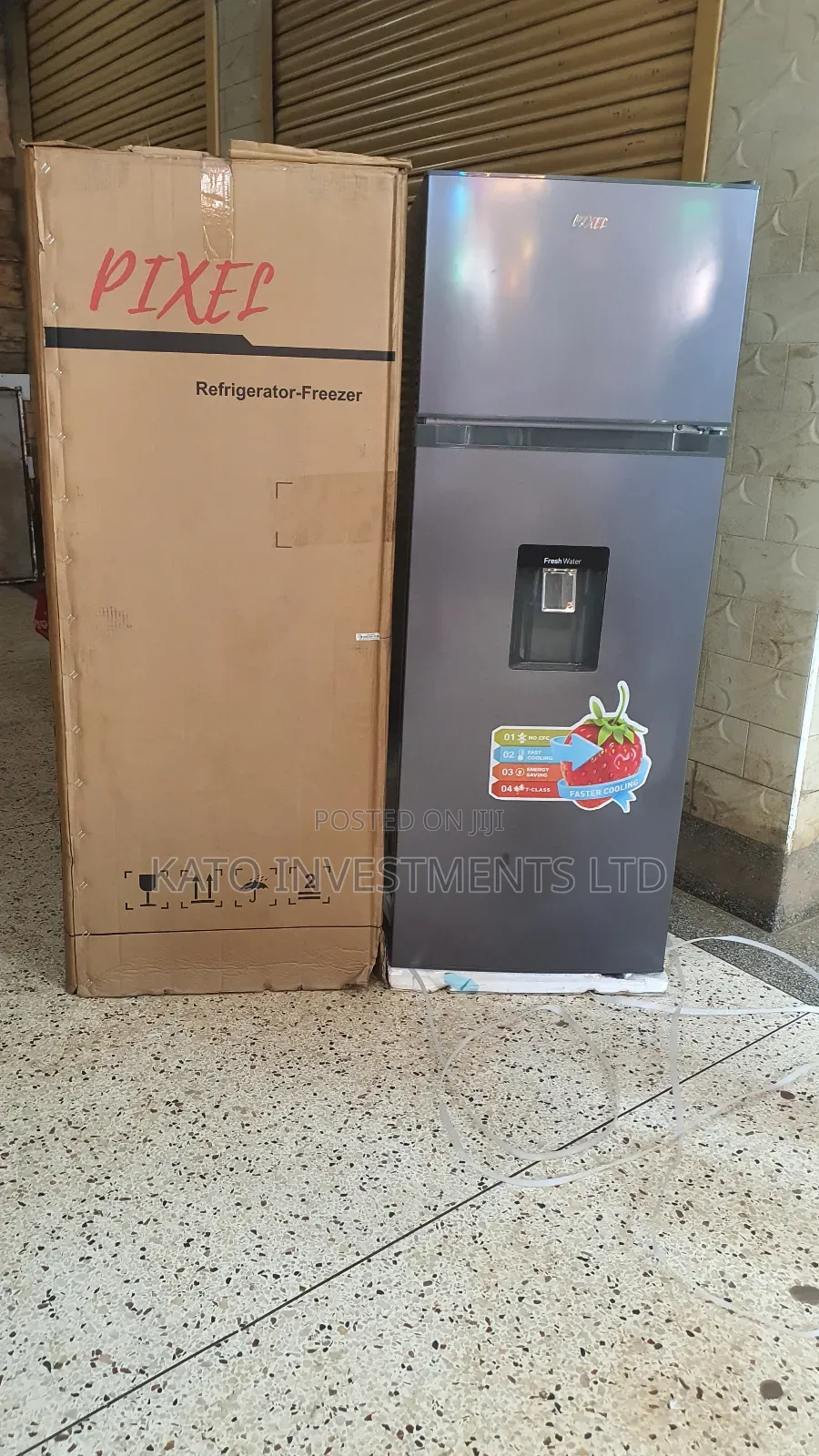 270litrs Pixel Double Door With Dispenser Fridge