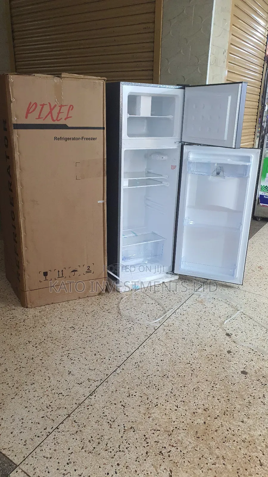 270litrs Pixel Double Door With Dispenser Fridge