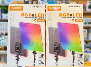Plokama Live P24 Pro 80w Rgb Panel Led Fill Light Adjustable Color
