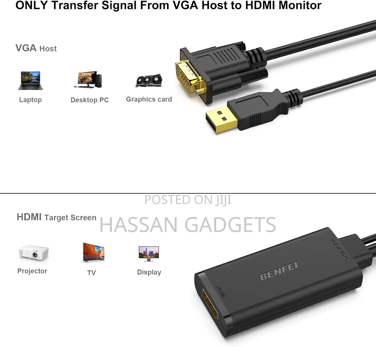 Vga to Hdmi With Audio 3.0