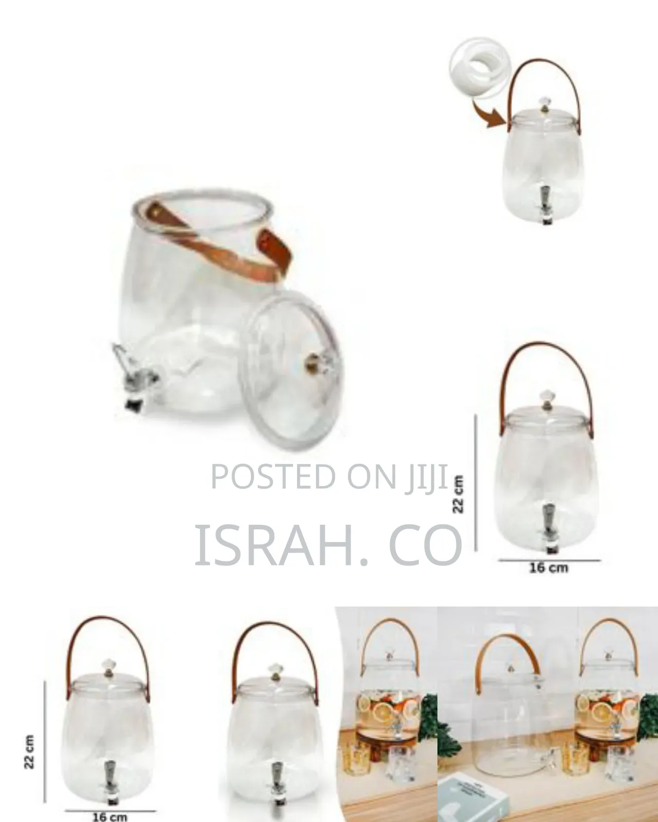 Glass Drink Dispenser High Temperature Resistance.