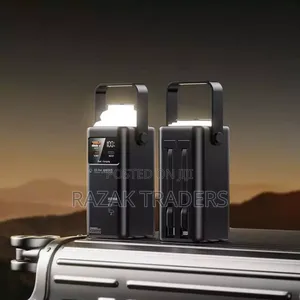 Power Bank With Light Built-in Type C Cablewith Fast Charging 20000mah
