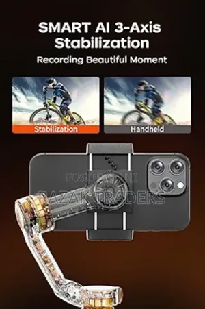 Cm8 Gimbal Stabilizer for iPhone Android, 3-Axis Phone Gimbal