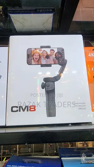 Cm8 Gimbal Stabilizer for iPhone Android, 3-Axis Phone Gimbal