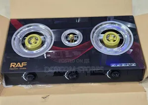 Raf 3-Burner Glass Top Gas Stove,.