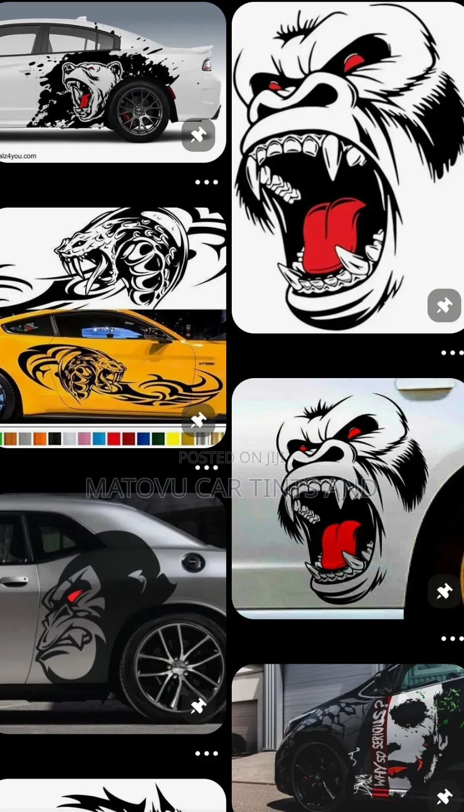 Denis Car Body Stickers