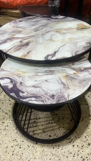 Modern Marble-Top Nesting Coffee Tables