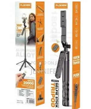 Plokama Live-P10 Selfie Stick Tripod Bluetooth Remote