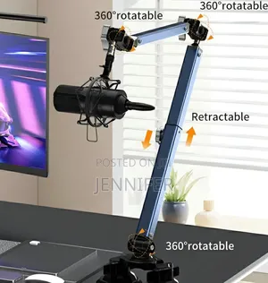 Lanparte Heavy-Duty, Adjustable Microphone Boom Arm Stand