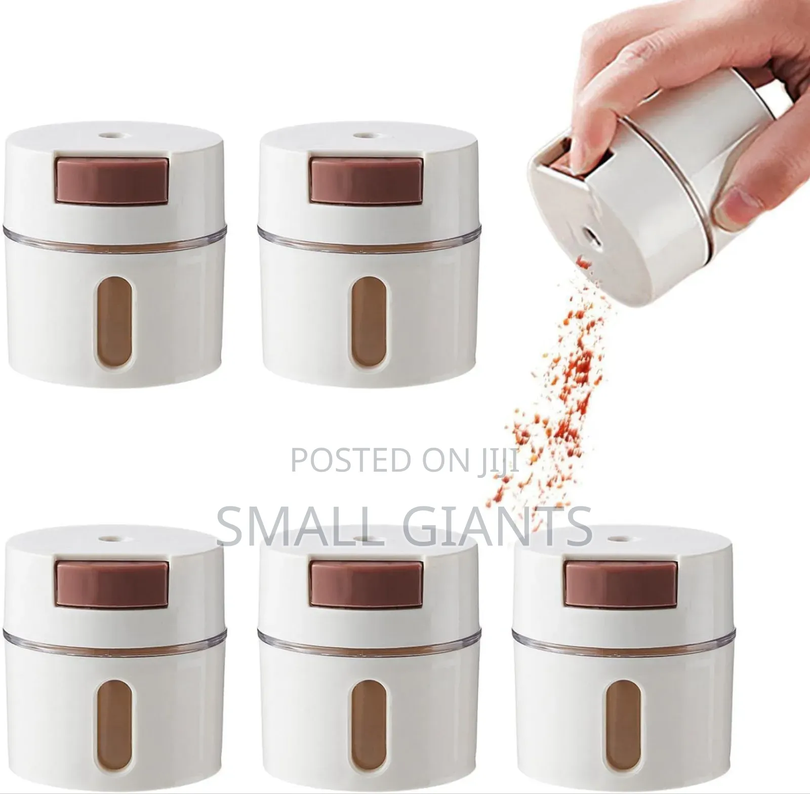6pcs Wall-Mounted Magnetic Seasoning Box Set,