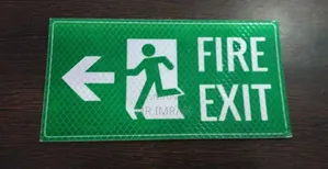 Safety Zone Fire Exit Sign