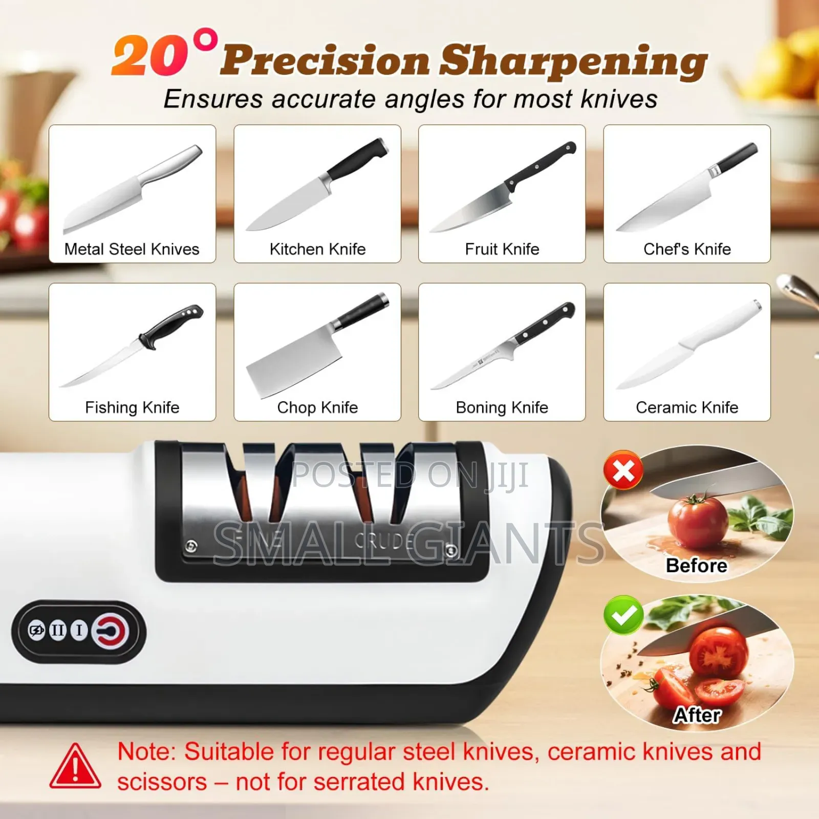 Cordless Electric Knife Sharpener