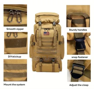 Large-Capacity Tactical Hiking Backpack