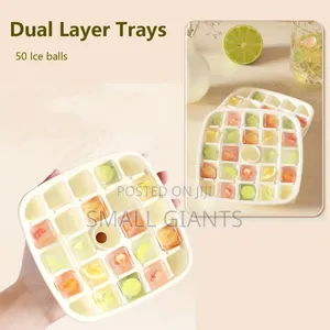 Aswei Portable Ice Cube Maker and Storage Box