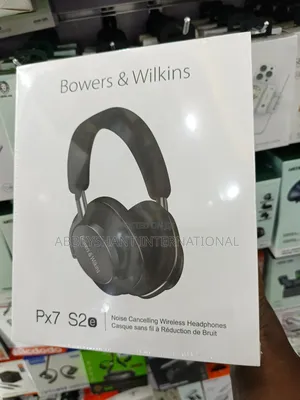 Bowers Wilkins Px7 S2e Active Noise-Canceling Wireless Headphones.