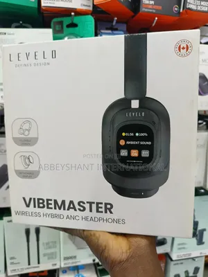 Levelo Vibemaster Wireless Hybrid Anc Headphones.