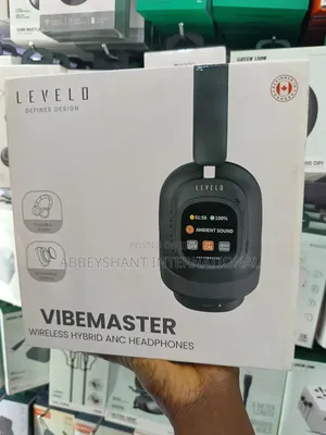 Levelo Vibemaster Wireless Hybrid Anc Headphones.