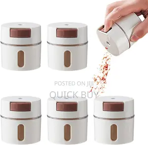 6pcs Wall-Mounted Magnetic Seasoning Box Set