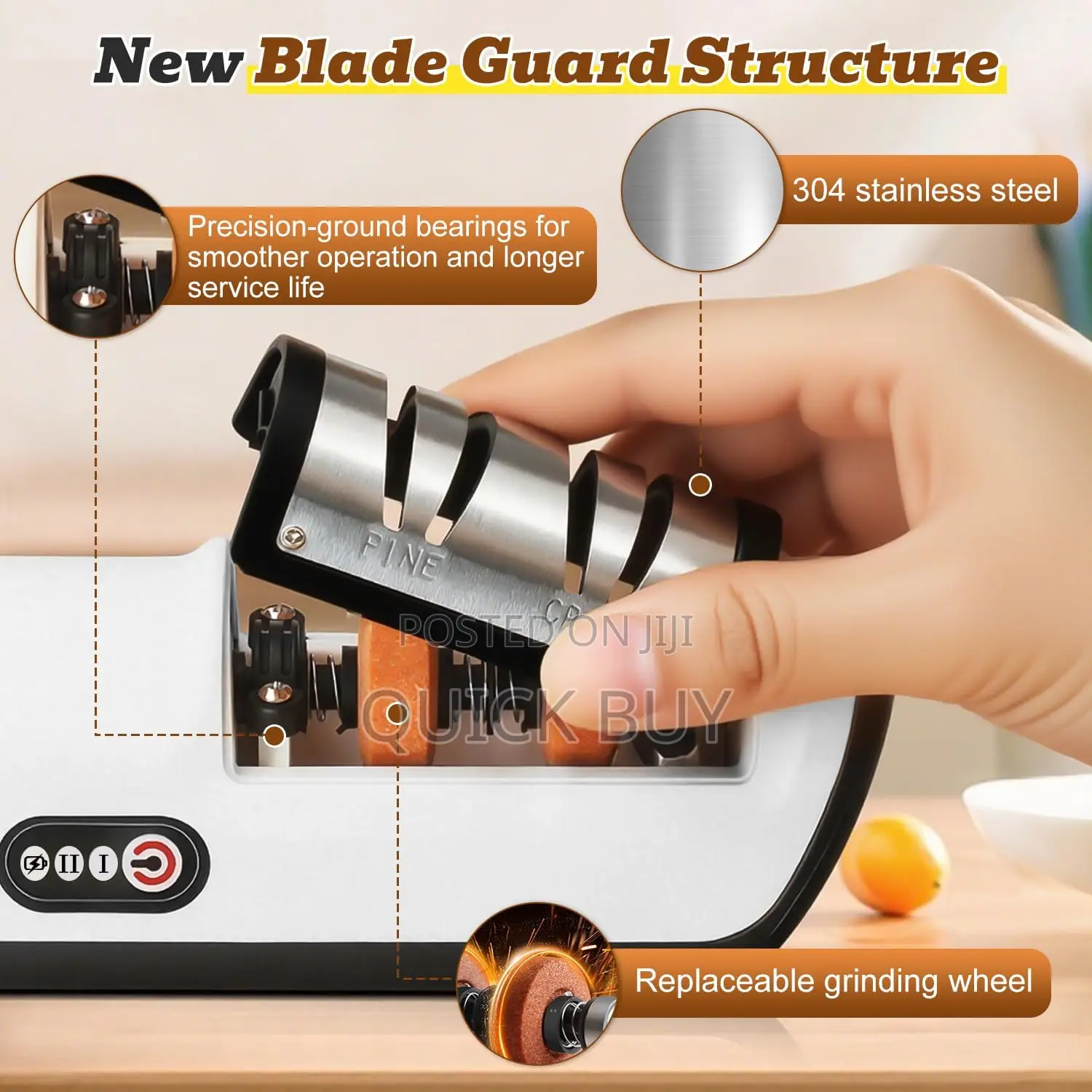 Cordless Electric Knife Sharpener