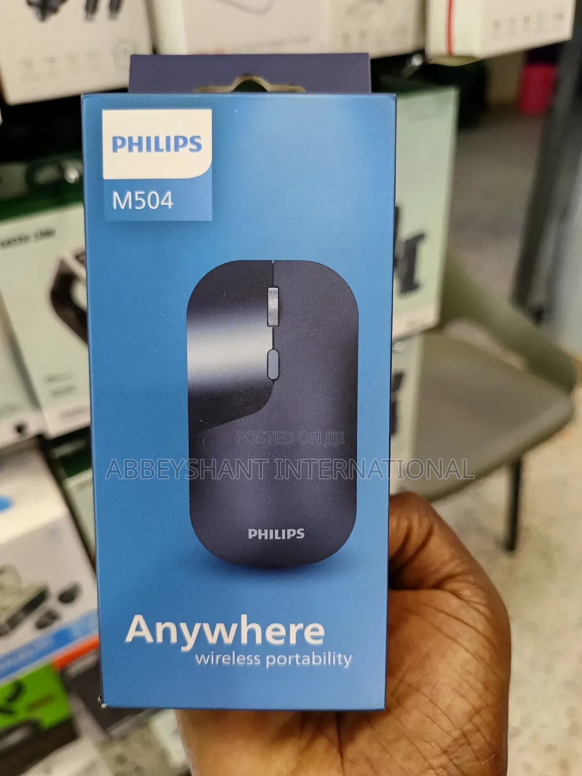 Philips M504 Wireless Mouse/Ergonomic and Slim Wireless Mouse