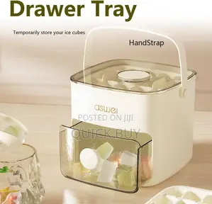 Aswei Portable Ice Cube Maker And Storage Box