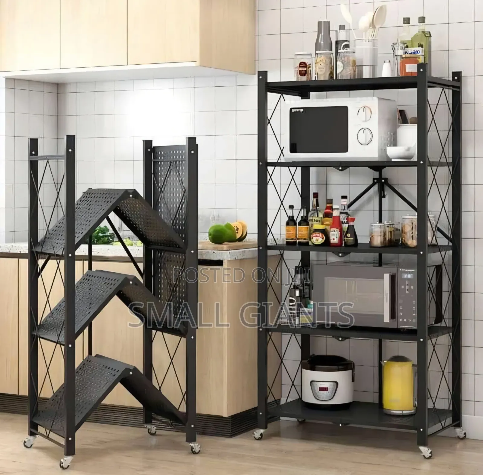 5 Layer Foldable Kitchen Rack